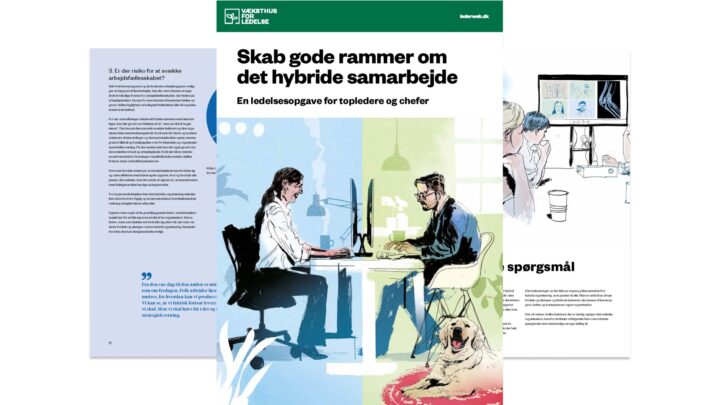 Billede af publikationen Skab gode rammer om det hybride samarbejde.
