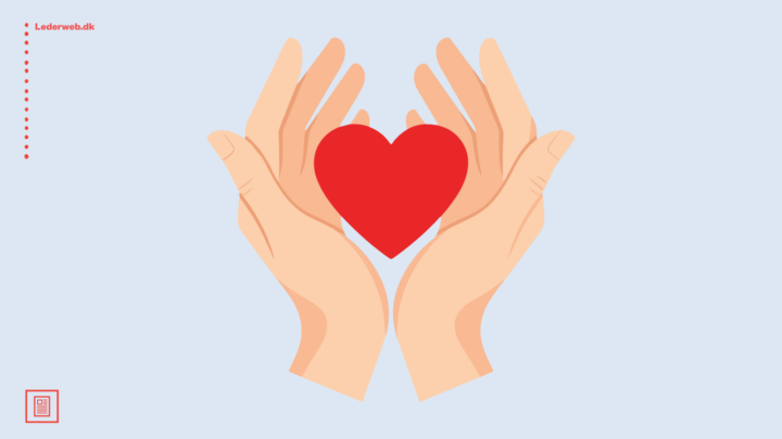 illustration af to hænder, der holder om et hjerte